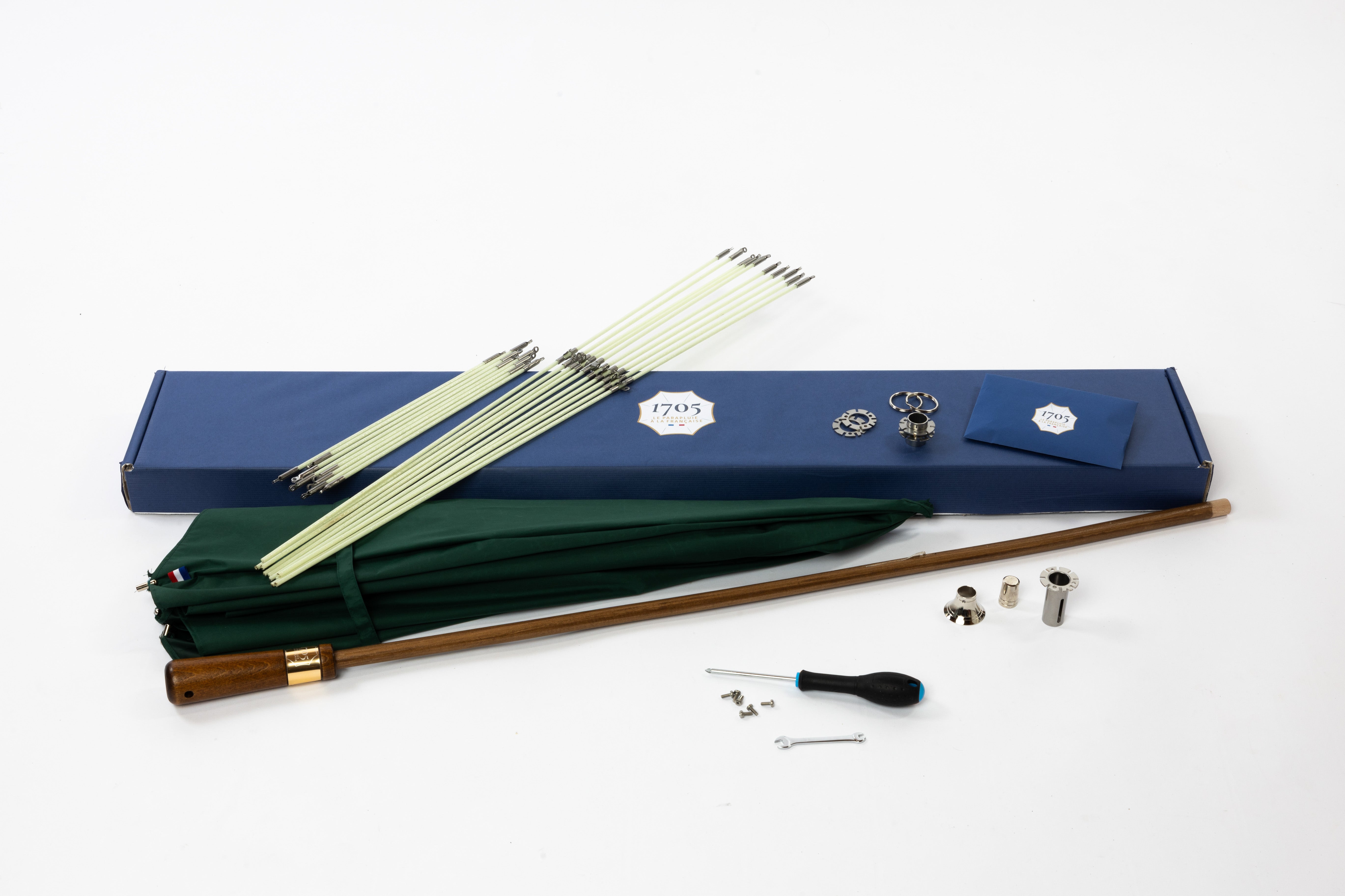 Coffret à monter soi-même - Parapluie Excellence 1705 - Vert Canopée