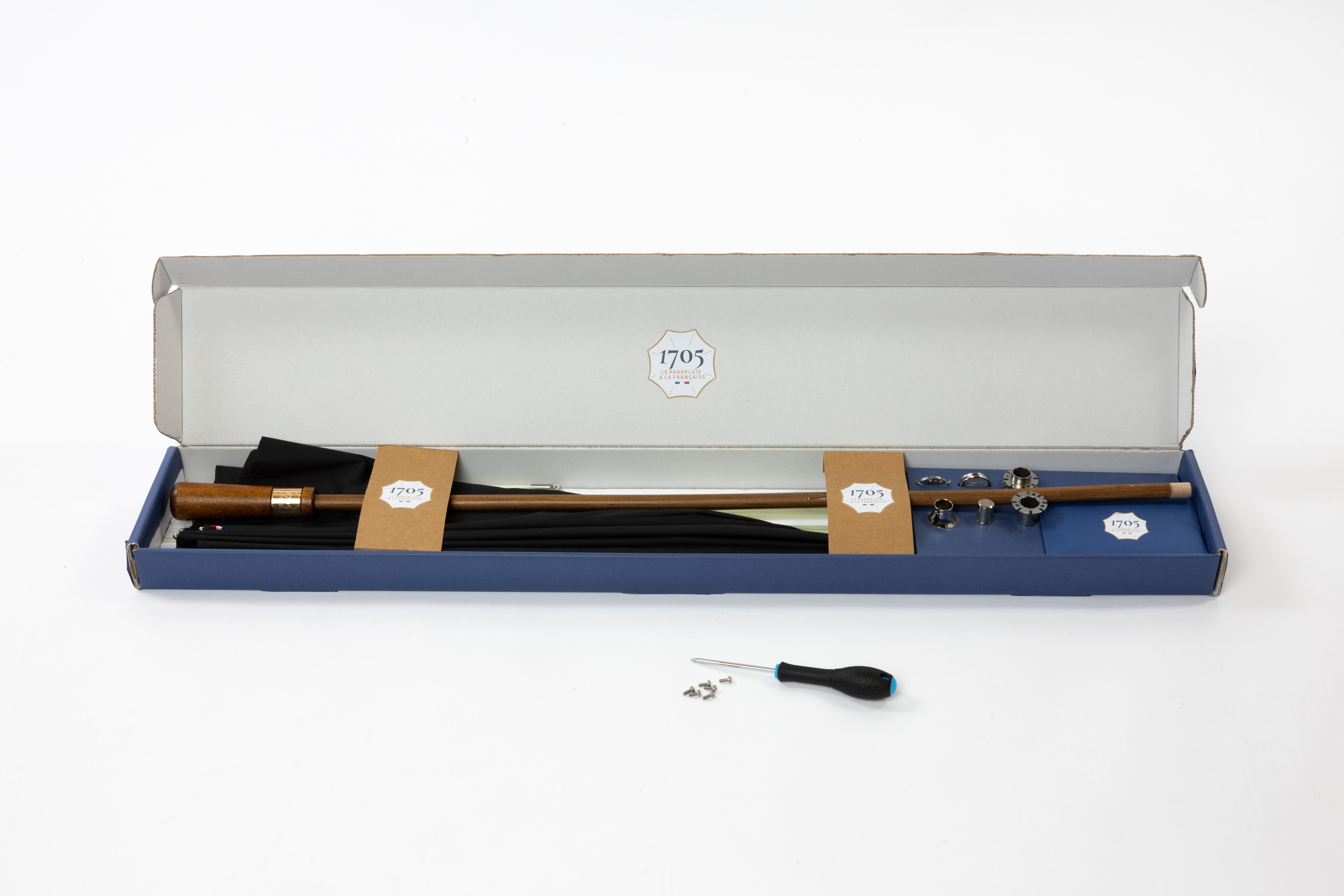 Coffret à monter soi même - Parapluie Excellence 1705 - Bleu marine