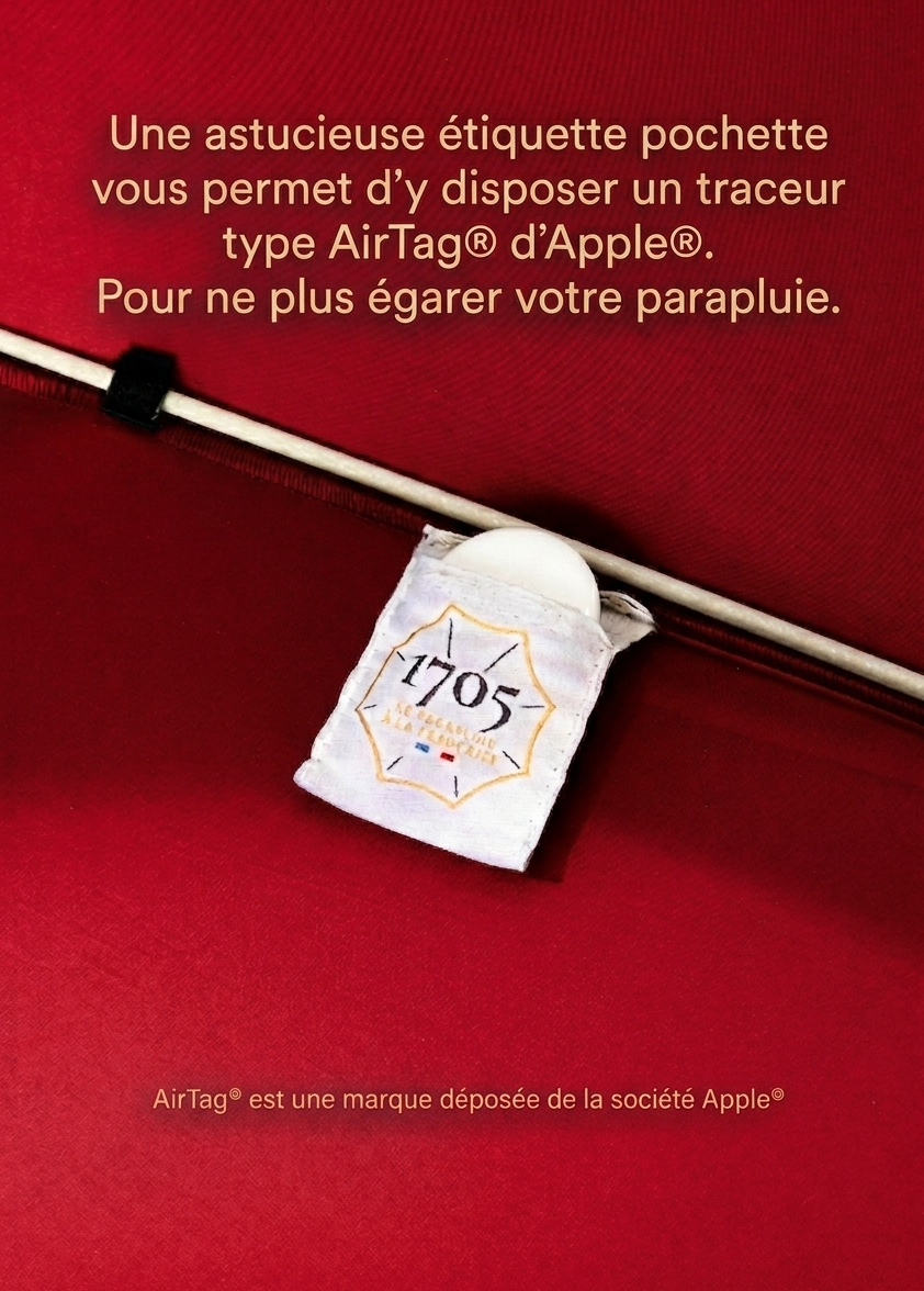 Parapluie Monté - Excellence 1705 - Rouge