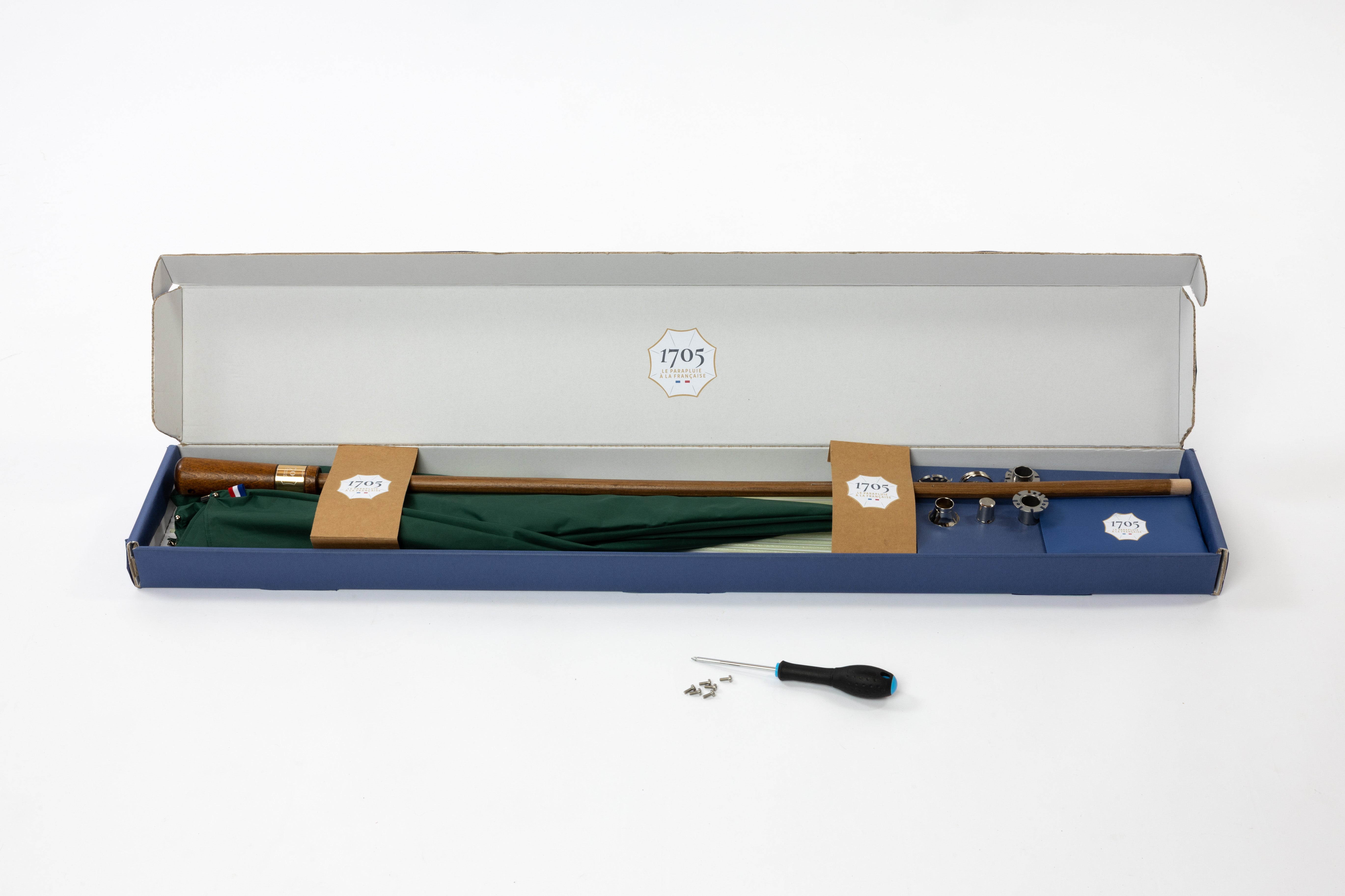 Coffret à monter soi-même - Parapluie Excellence 1705 - Vert Canopée